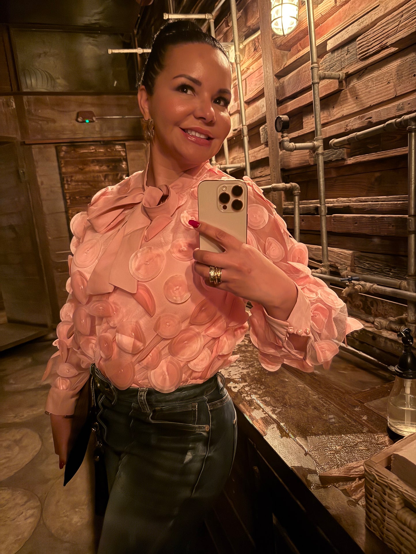 Mauve Blouse Bodysuit