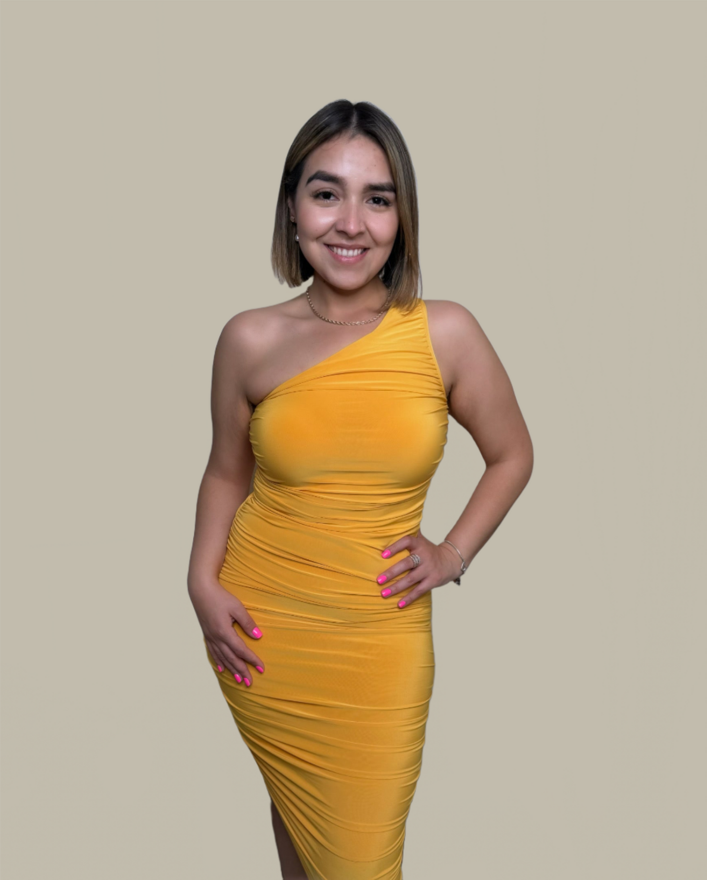 Yellow Night Out Dress