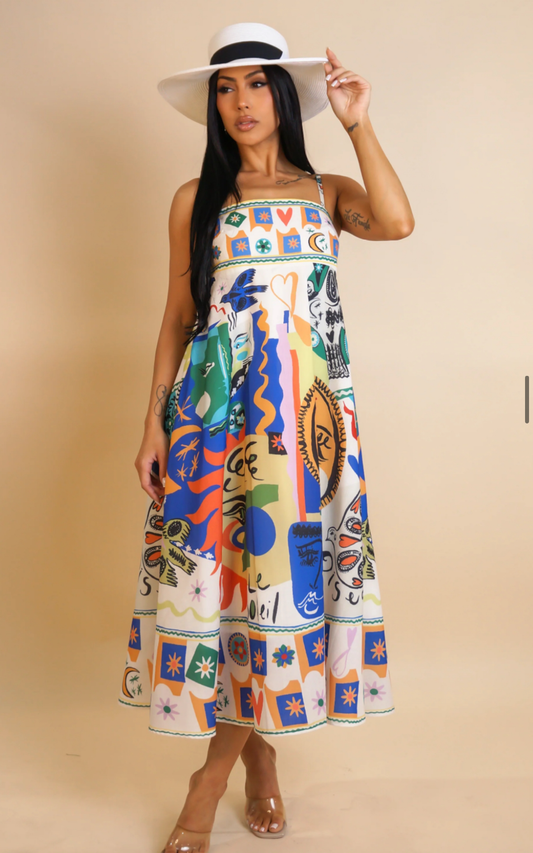 Colorful Maxi Dress